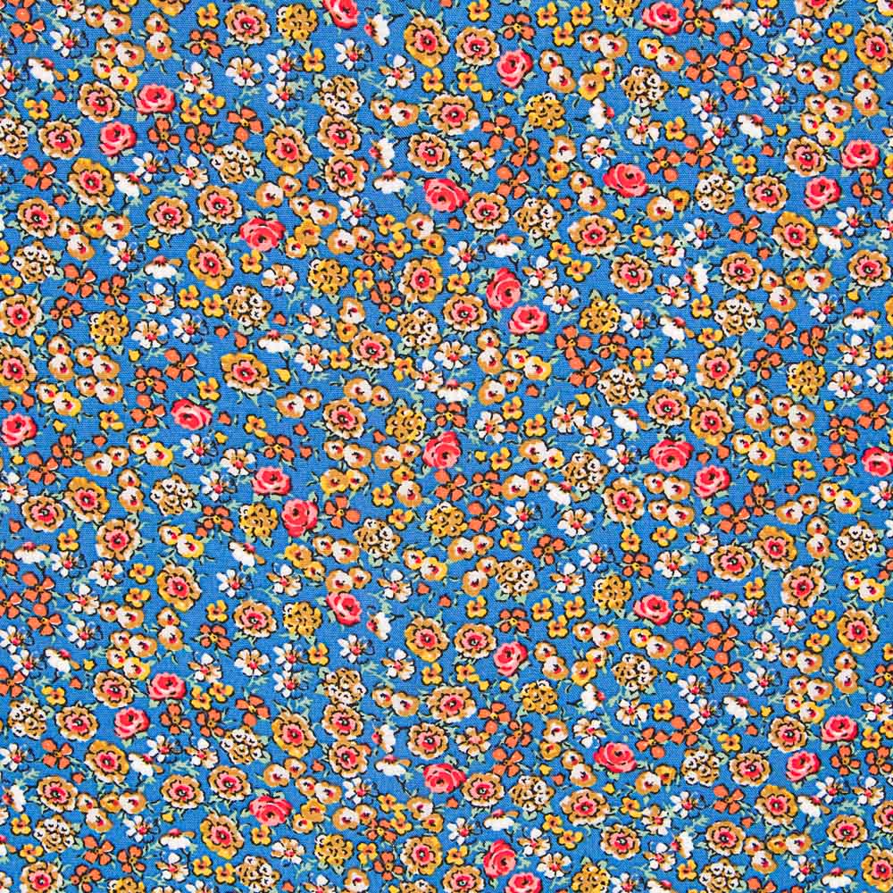 Popeline Viscose Julia Bleu - Ribes y Casals