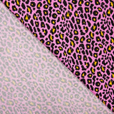 Popeline Viscose Léopard Rose - Ribes y Casals