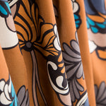 Viscose Nénuphars Caramel - Ribes y Casals