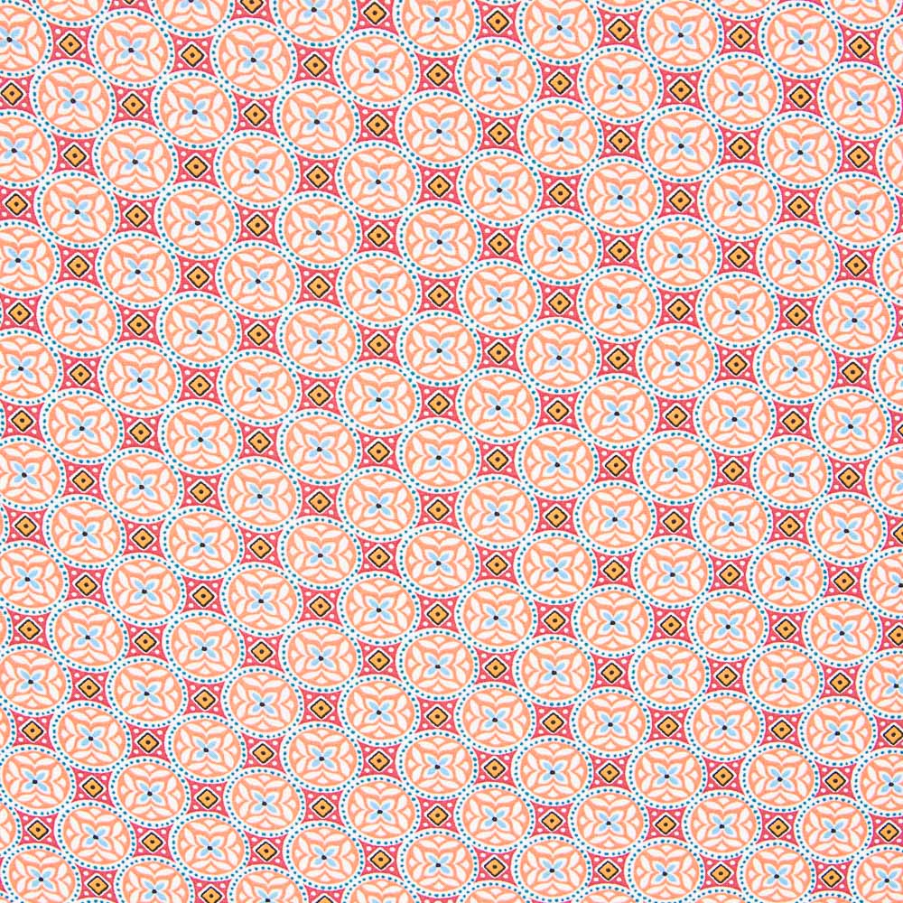 Popeline Viscose Taihle Orange - Ribes y Casals