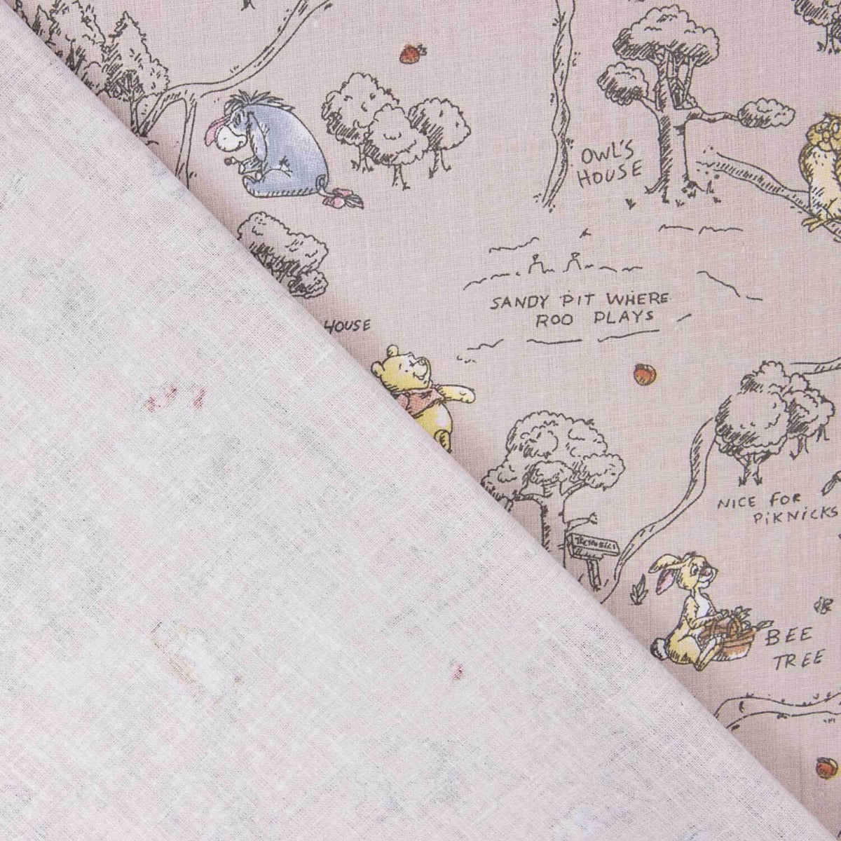 Popelín Cretona Winnie the Pooh - Ribes y Casals