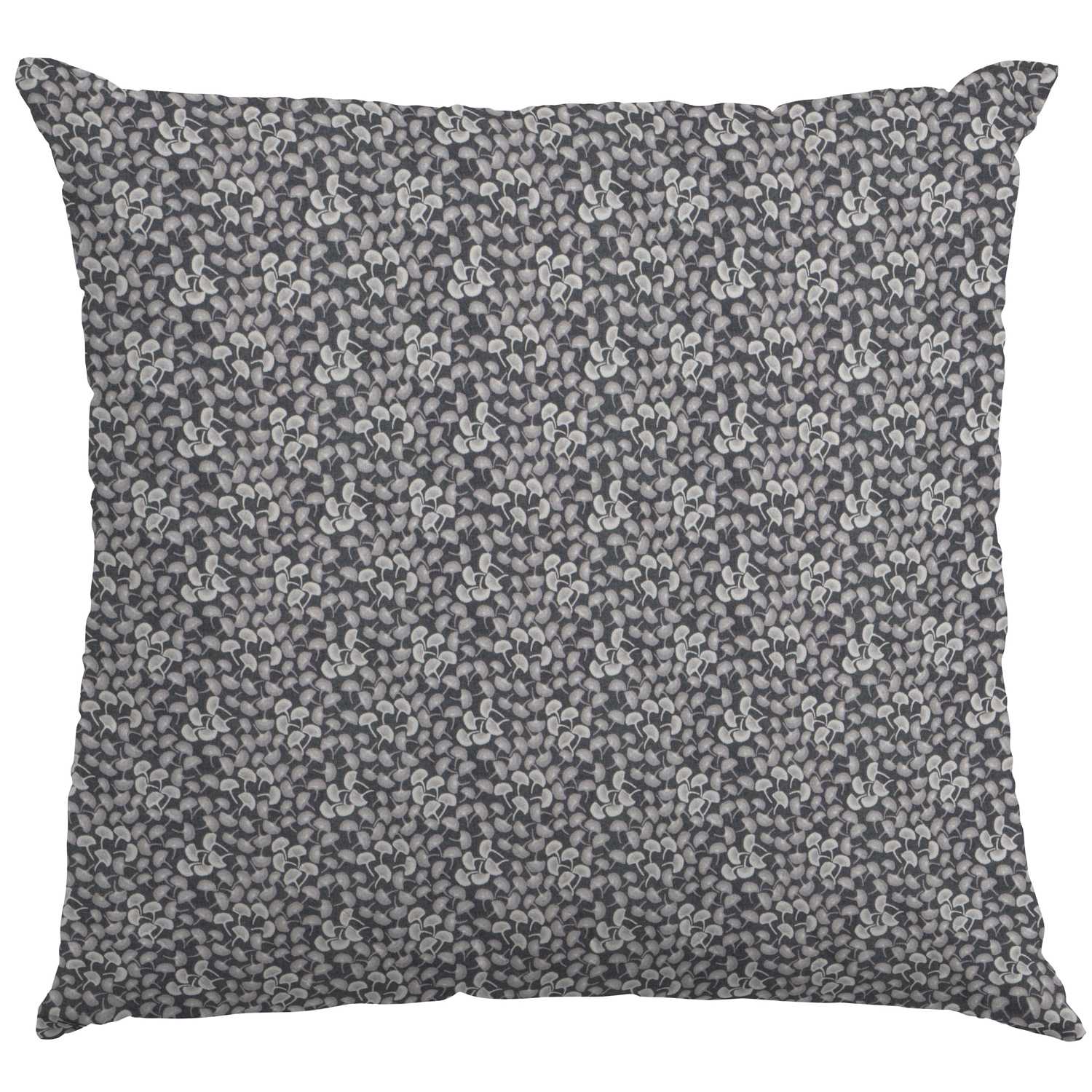 Popeline Motif Eventail Gris - Ribes y Casals