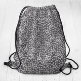 Popeline Motif Eventail Gris - Ribes y Casals