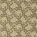 Popeline Motif Eventail Vert - Ribes y Casals