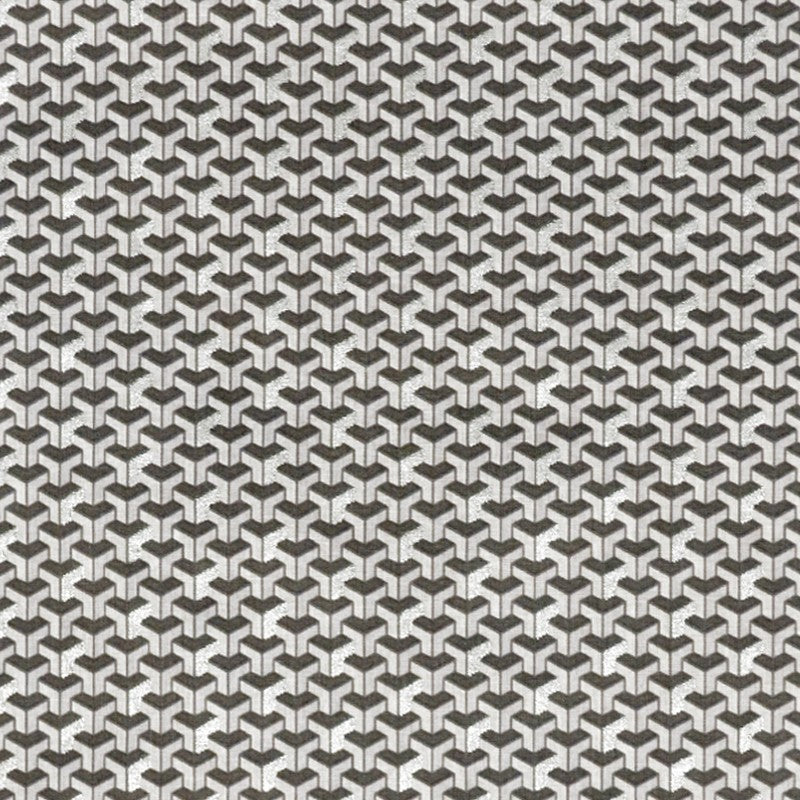 Cotton Poplin 3D Sparkles Silver - Ribes y Casals