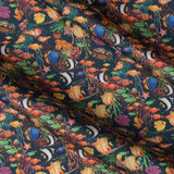 Popeline Coton Aquarium Marin - Ribes y Casals