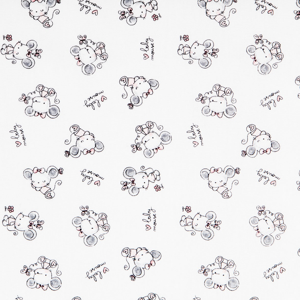 Popeline Coton Baby Mouse - Ribes y Casals