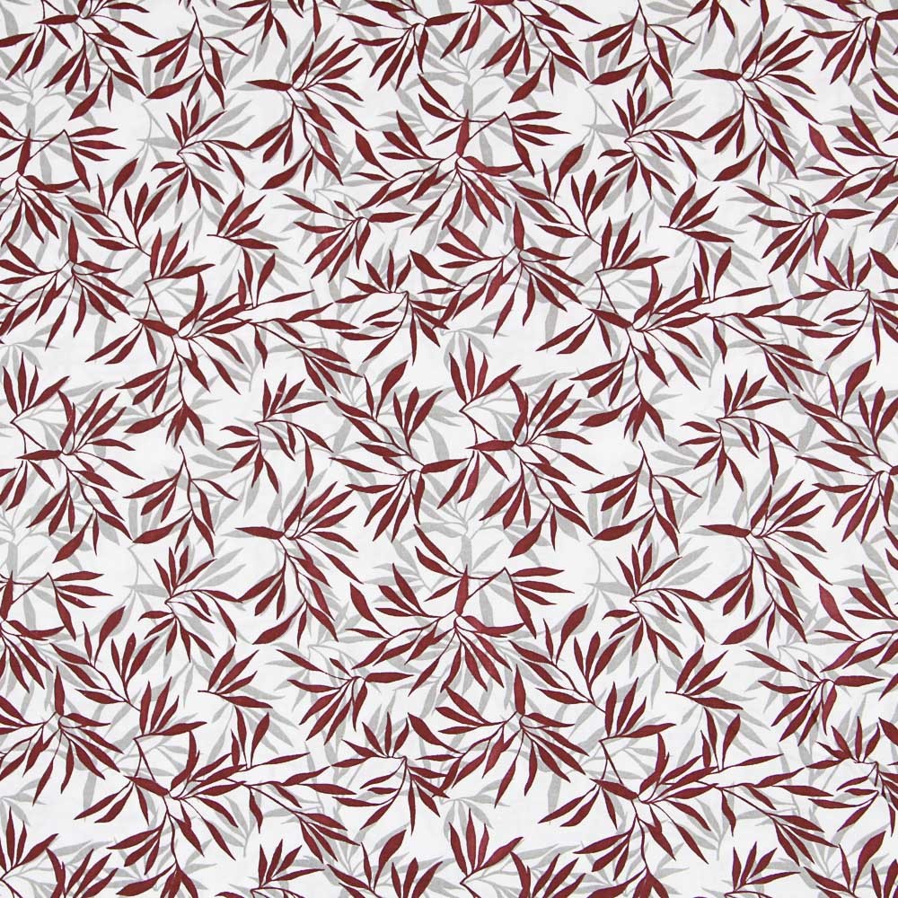 Popeline Coton Bambou Grenat - Ribes y Casals