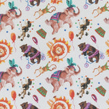 Tissu Enfant Coton Cirque Écru - Ribes y Casals