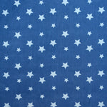 Popeline Coton Étoiles Bleu Denim - Ribes y Casals