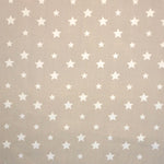 Popeline Coton Étoiles Beige - Ribes y Casals