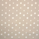 Popeline Coton Étoiles Beige - Ribes y Casals