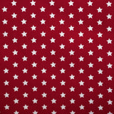 Popeline Coton Étoiles Rouge - Ribes y Casals