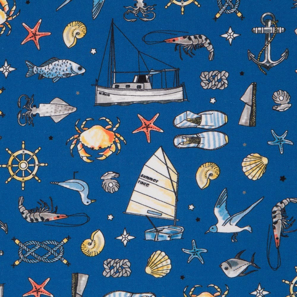 Popeline Coton A La Pêche - Ribes y Casals