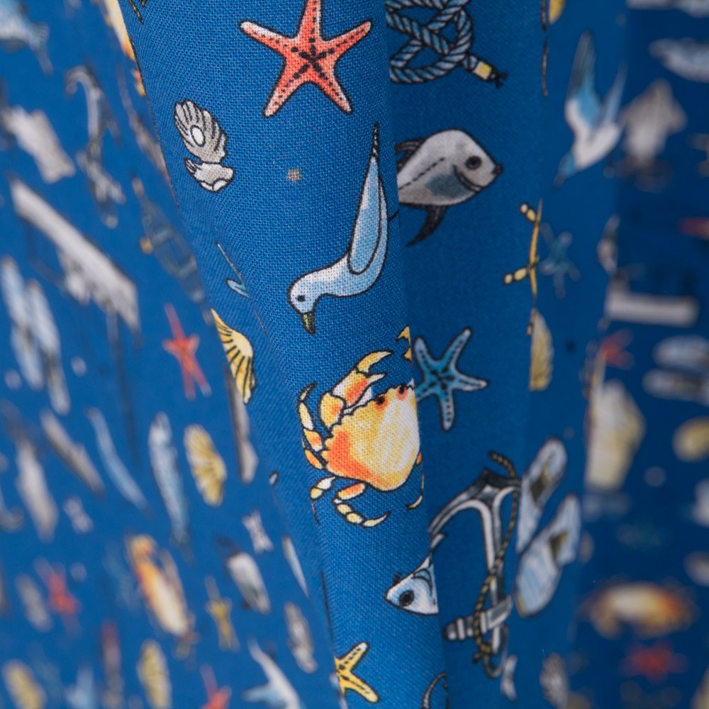 Popeline Coton A La Pêche - Ribes y Casals