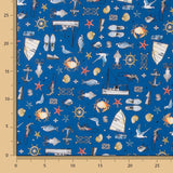 Popeline Coton A La Pêche - Ribes y Casals