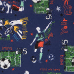 Popeline Coton Football - Ribes y Casals