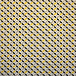 Cotton Poplin Geometric Yellow Black - Ribes y Casals