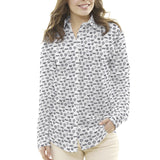 Popeline Coton Graffiti Blanc - Ribes y Casals