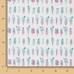 Popeline Coton Ice Cream Turquoise - Ribes y Casals