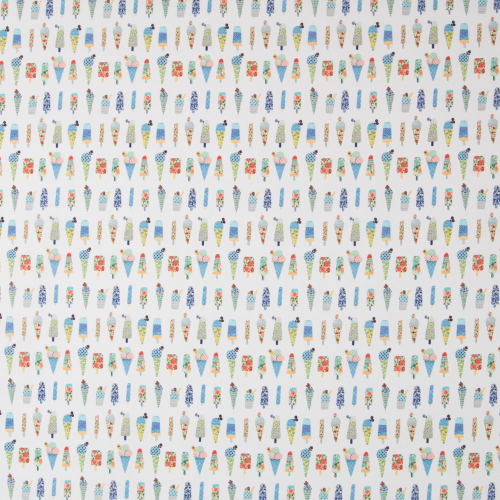 Popeline Coton Glaces Multicolore - Ribes y Casals