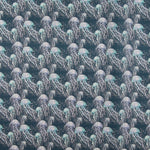 Popeline Coton Méduses Pétrole - Ribes y Casals