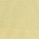 Cotton Poplin Hexagon Dots Mustard - Ribes y Casals