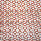 Cotton Poplin Hexagon Dots Orange - Ribes y Casals