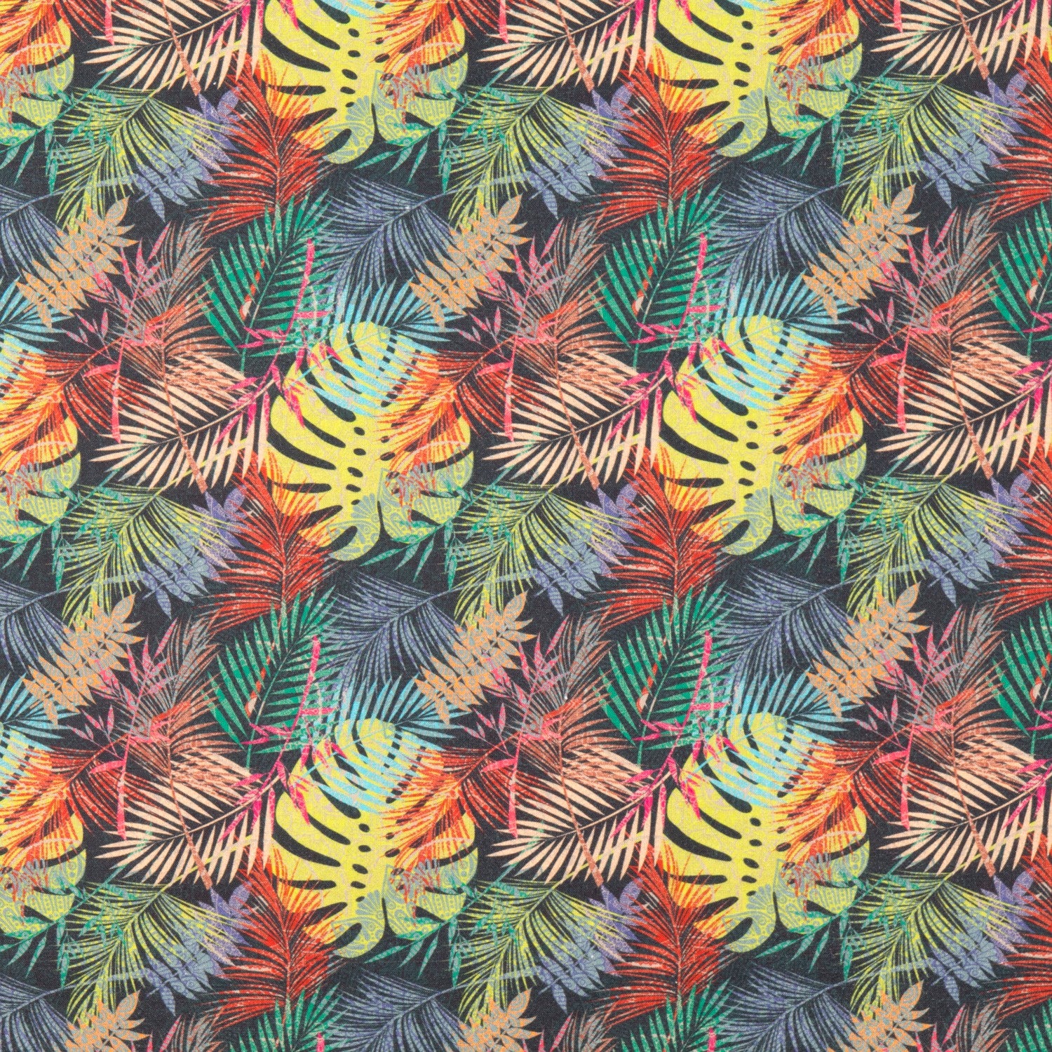 Popeline Coton Tropical Multicolore - Ribes y Casals