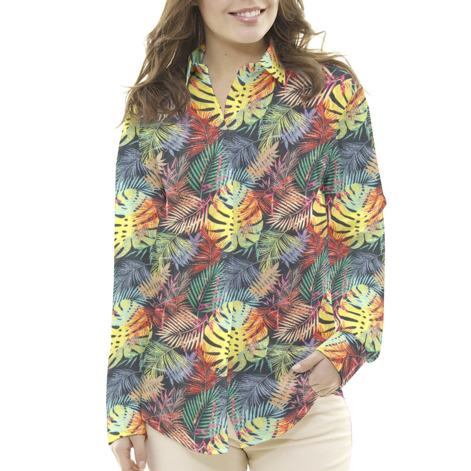 Popeline Coton Tropical Multicolore - Ribes y Casals