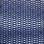 Cotton Poplin Mosaic Geometric Navy Blue - Ribes y Casals