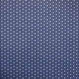 Cotton Poplin Mosaic Geometric Navy Blue - Ribes y Casals