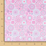 Popeline Rose Étoilée - Ribes y Casals