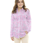 Popeline Rose Étoilée - Ribes y Casals