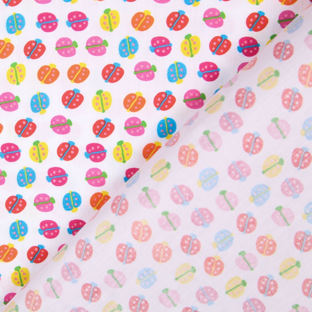 Popeline Blanche Insectes - Ribes y Casals