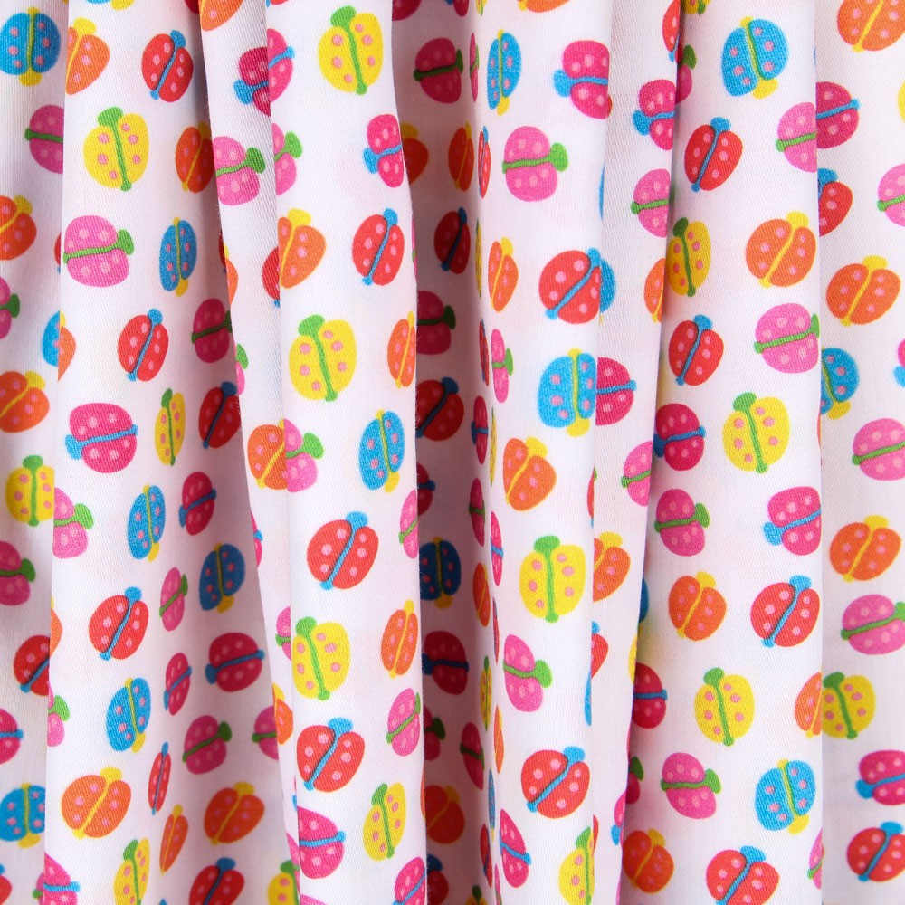 Popeline Blanche Insectes - Ribes y Casals