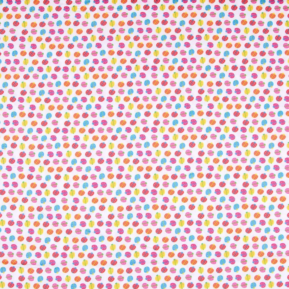 Popeline Blanche Insectes - Ribes y Casals