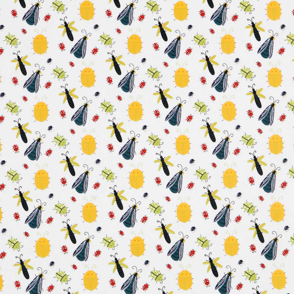 Popeline Insectes Multicolore - Ribes y Casals