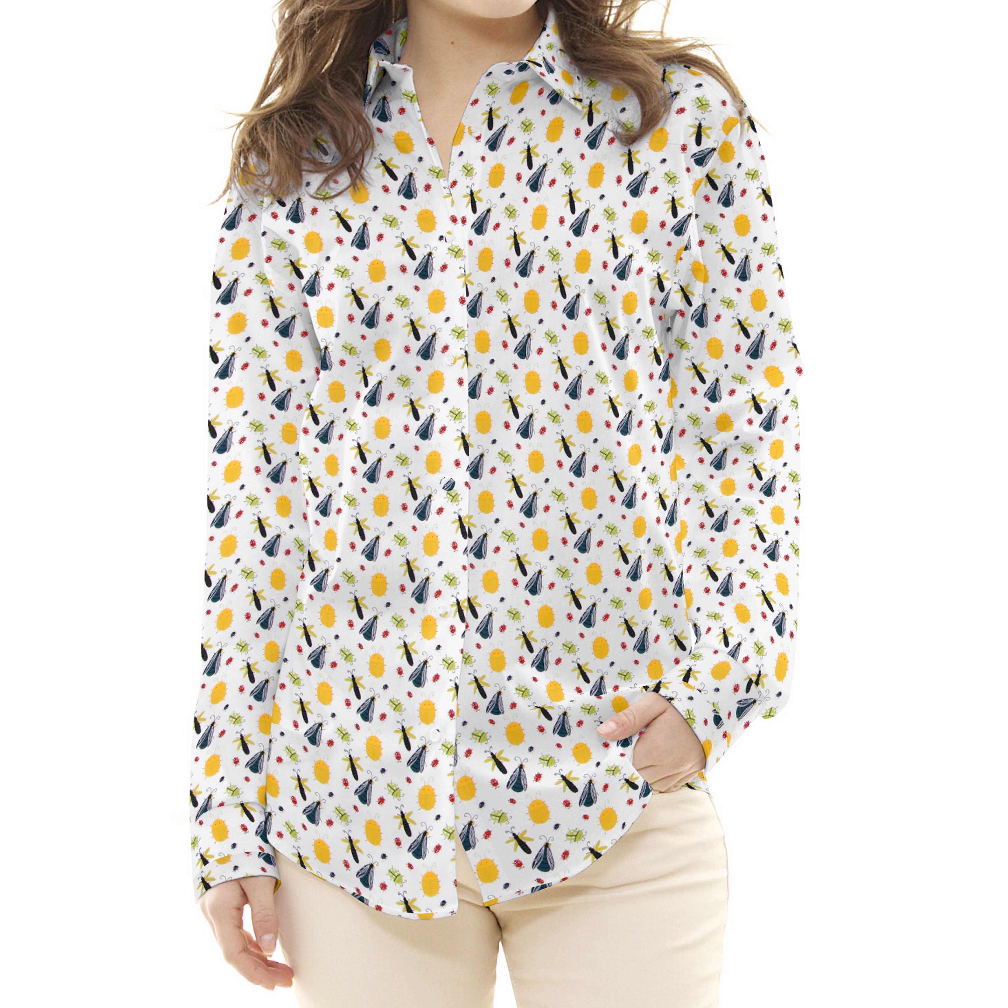 Popeline Insectes Multicolore - Ribes y Casals