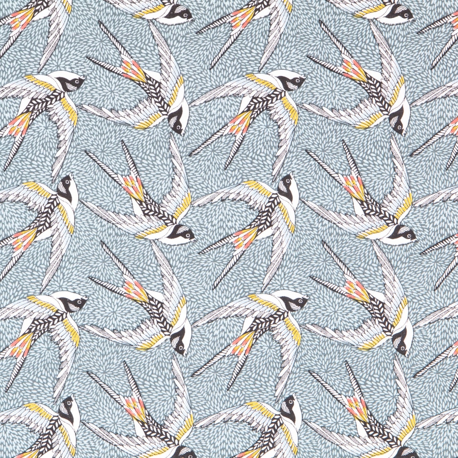 Toile Majorque IKAT Bleu Ciel - Ribes y Casals