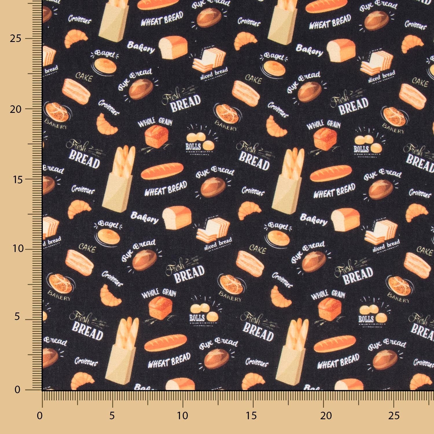 Popeline Pain Noir - Ribes y Casals