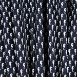 Popeline Hippocampe Bleu Marine - Ribes y Casals