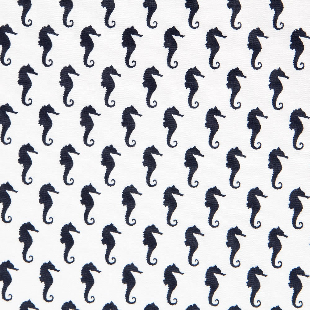 Popeline Hippocampe Blanc - Ribes y Casals