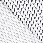 Popeline Hippocampe Blanc - Ribes y Casals