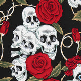 Popeline Skull and Roses - Ribes y Casals