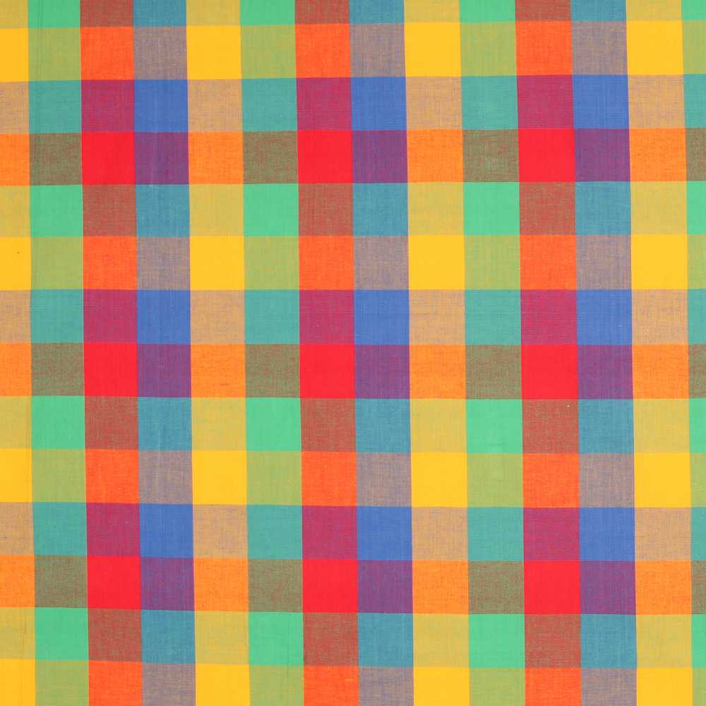 Popeline Chemise Coton Madras Multicolores - Ribes y Casals