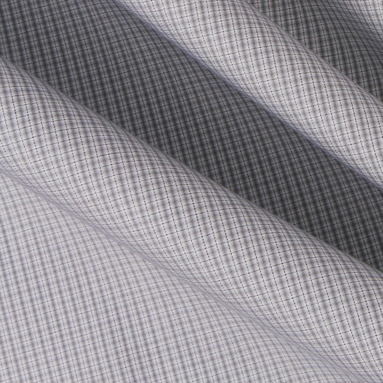 Popeline Chemise Carreaux Gris - Ribes y Casals