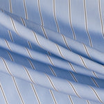 Popeline Chemise Multirayure Bleu - Ribes y Casals