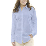 Popeline Chemise Oxford Bleu Ciel - Ribes y Casals