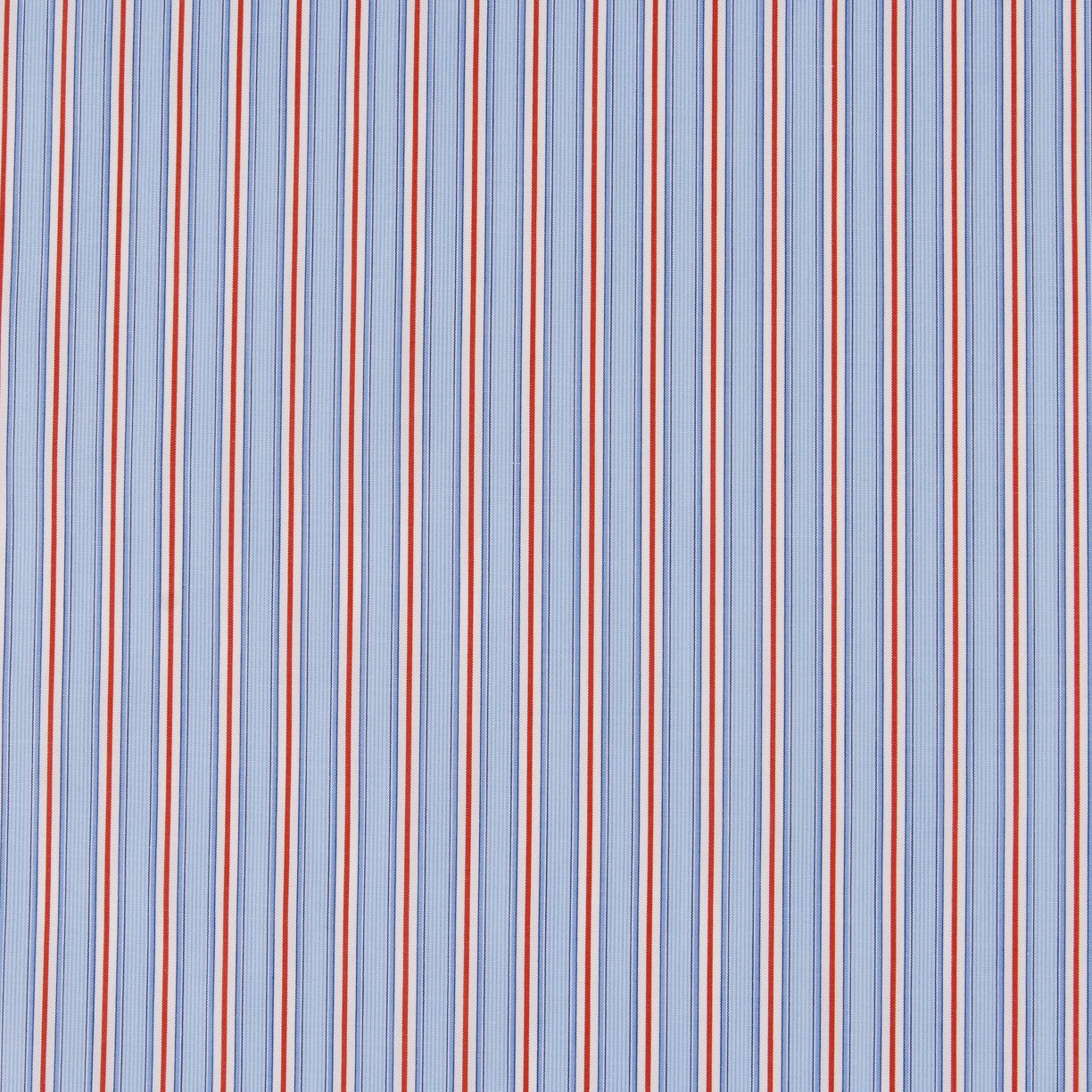 Popeline Chemise Rayures Bicolor Rouge - Ribes y Casals